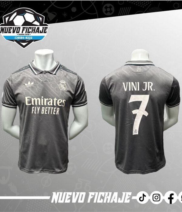 Real Madrid tercera equipacion  24/25 Vinicius Jr