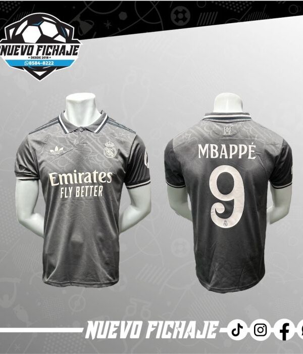 Real Madrid tercera equipacion 24/25 Mbappe