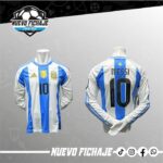 Messi  Argentina adulto 24/24 local Manga Larga Fan