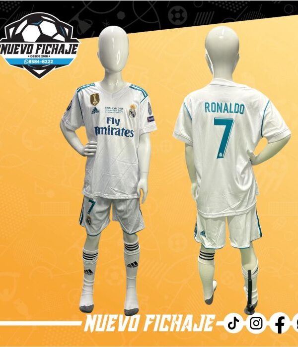 Real Madrid local 17/18 Cristiano Ronaldo