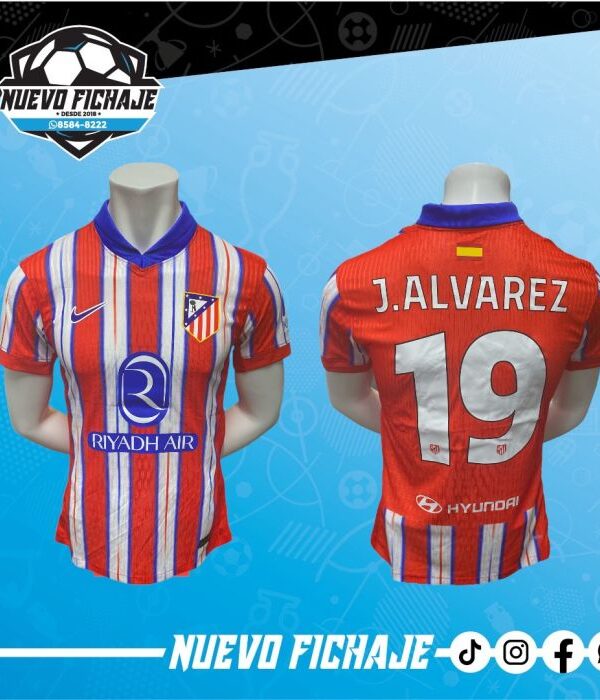 Atlético de Madrid local 2024 Julián Álvarez