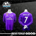 Cristiano Ronaldo Real Madrid adulto 16/17 visita Manga Larga