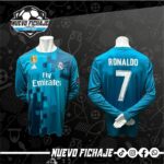 Cristiano Ronaldo Real Madrid adulto 17/18 visita Manga Larga