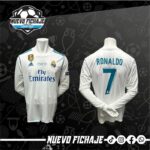 Cristiano Ronaldo Real Madrid adulto 17/18 local Manga Larga