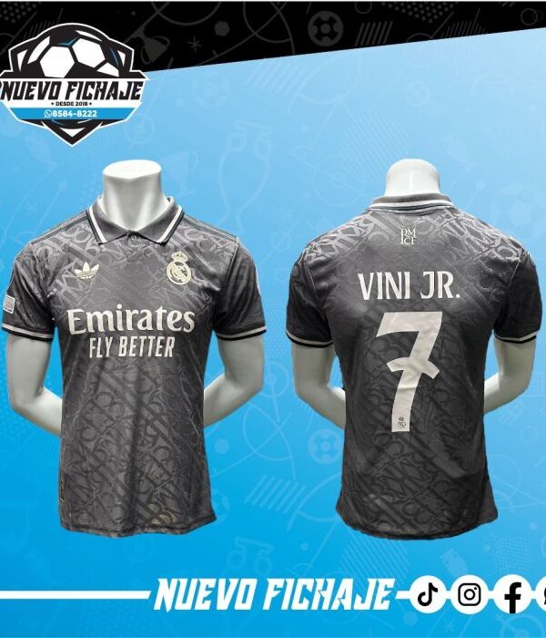 Real Madrid tercera equipacion 24/25 Vini Jr