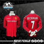 Beckham Manchester United adulto  98/00 local Manga Larga
