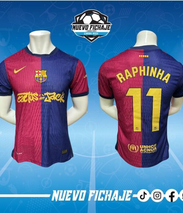 Raphinha adulto Barcelona local Travis Scott Player