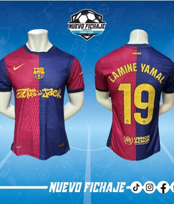 Lamine Yamal adulto Barcelona local Travis Scott Player