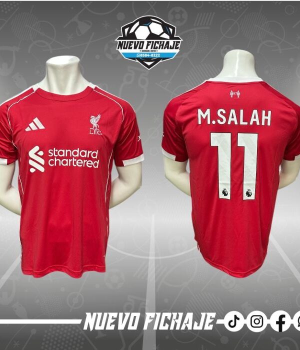 Salah adulto Liverpool local 25/26 Fan