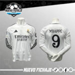 Mbappé Real Madrid adulto 24/25 local Manga Larga Fan
