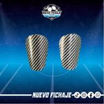 Espinilleras fibra de carbono 8cm larga x 6 ancho