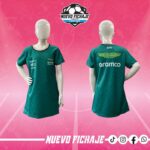 Aston Martin F1 verde cuello redondo Mujer