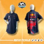 Red Bull niño F1 Azul Cuello polo