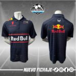 Verstappen Red Bull F1 azul oscuro tipo polo