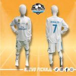 Cristiano Ronaldo niño Manga Larga Real Madrid 17/18 local