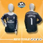 Casillas niño Real Madrid Negra Solo camisa Manga Larga