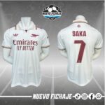 Saka Adulto Arsenal 25/26 Tercera Equipacion Fan