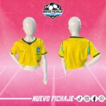 Brasil Local Mujer Crop Top Mundial 2026