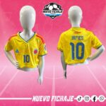 James Mujer Colombia local Crop Top Mundial 2026