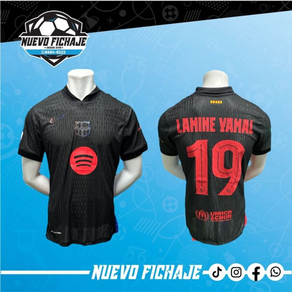 2225-01976eeb-f0c0-71f0-ae74-8f76bed23fcc.jpg Lamine Yamal Barcelona adulto 24/25 visita Player - Imagen 1