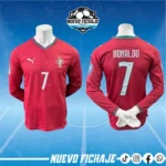 Cristiano Ronaldo Adulto Portugal 26/26 Local Player Manga Larga Mundial 2026