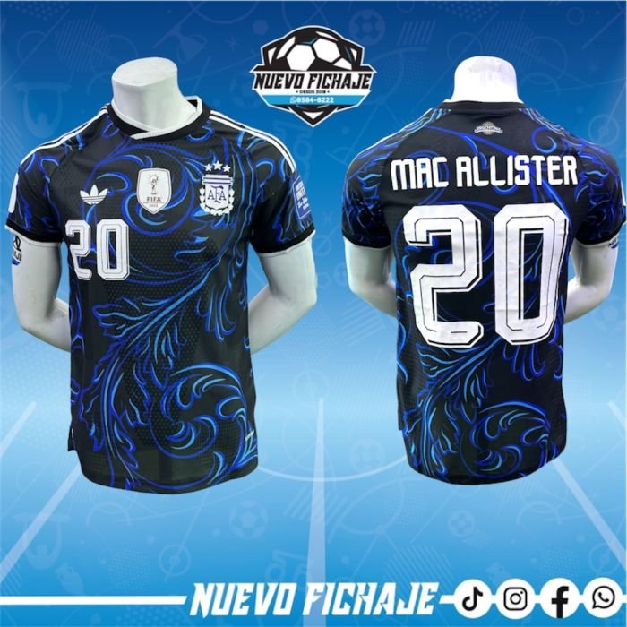 Fan_109 Mac Allister Adulto Argentina Visita Mundial 2026 Player - Imagen 1
