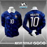 Mbappe Adulto Francia Local Mundial 2026 Manga Larga Fan