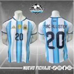 Mac Allister Adulto Argentina Local Mundial 2026 Fan