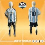 Messi niño Argentina Local Mundial 2026 Manga Larga