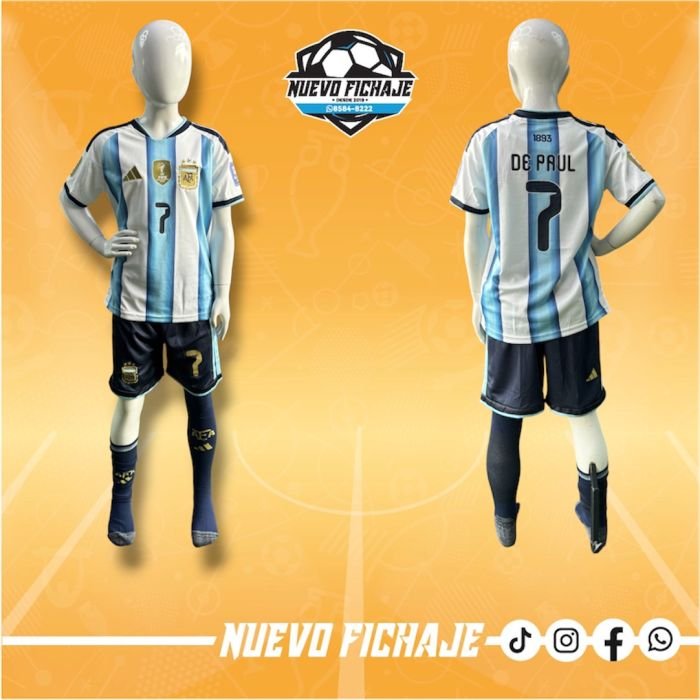 Fan_91 De Paul niño Argentina Local Mundial 2026 - Imagen 1