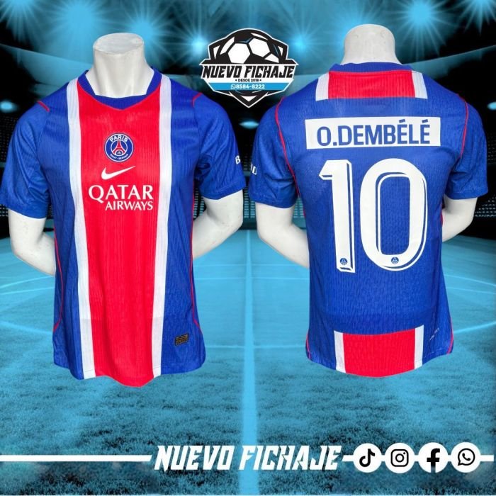 Photoroom_20260812_13209 p. m Dembele Adulto PSG local 26/27 Player - Imagen 1