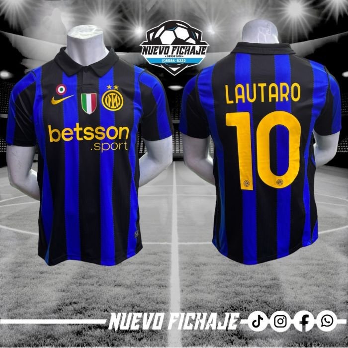Photoroom_20260821_101159 a. m Lautaro Adulto Inter Milan Local 26/27 Fan - Imagen 1