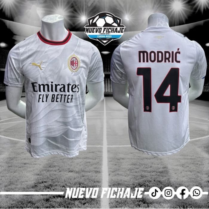 Photoroom_20260821_101442 a. m Modric Adulto Ac Milan Visita 26/27 Fan - Imagen 1