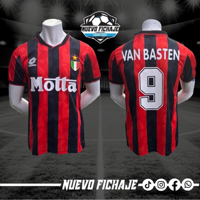 Photoroom_20260821_102824 a. m Van basten Adulto AC Milan 93/94 Local - Imagen 1