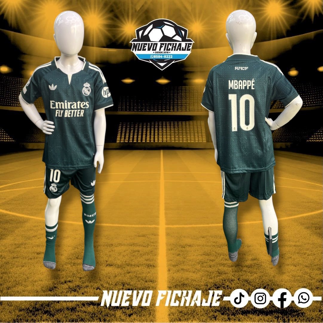Photoroom_20260822_93050 a. m Mbappe niño Real Madrid visita 26/27 - Imagen 1