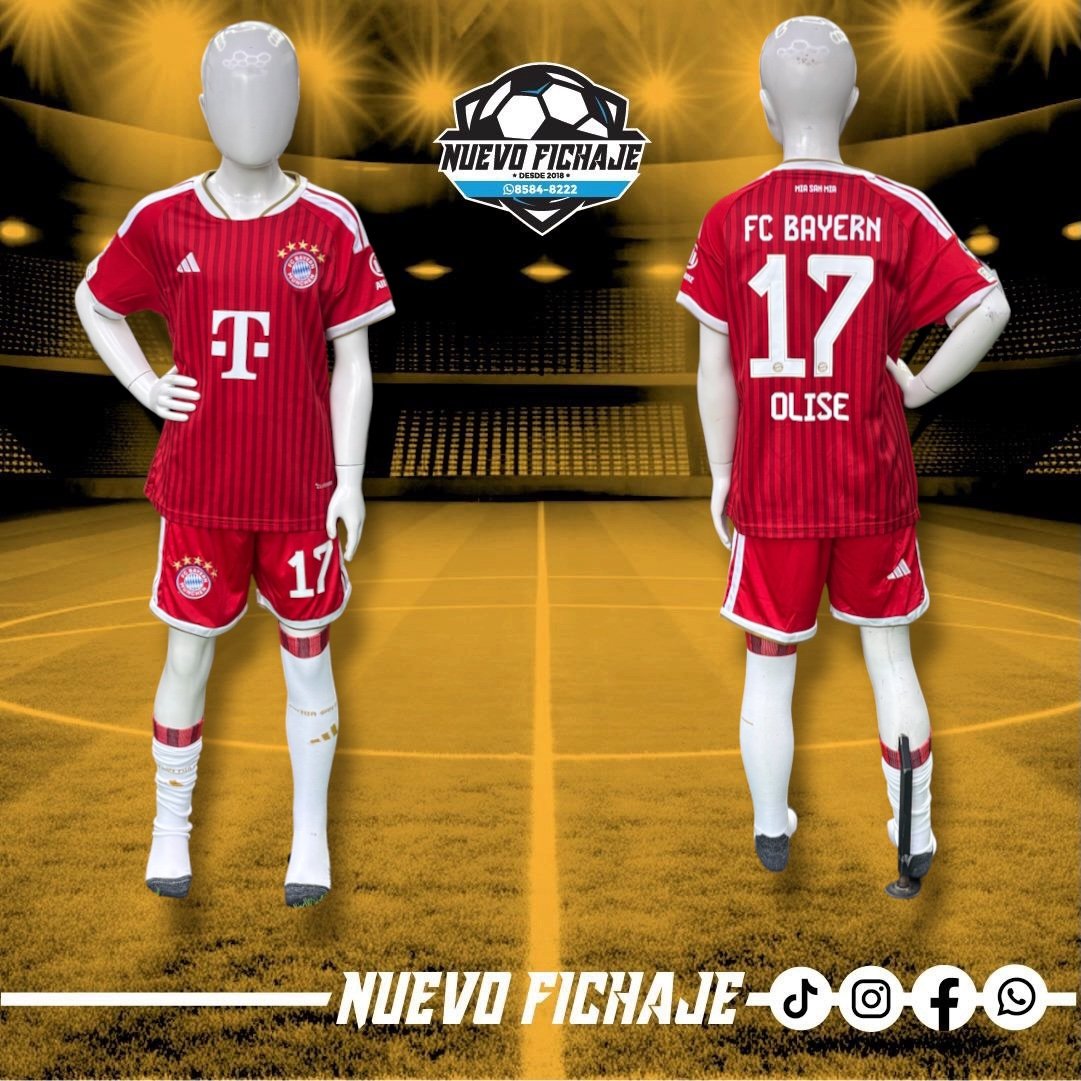 Photoroom_20260825_54948 p. m Olise niño Bayern Munich Local 26/27 - Imagen 1