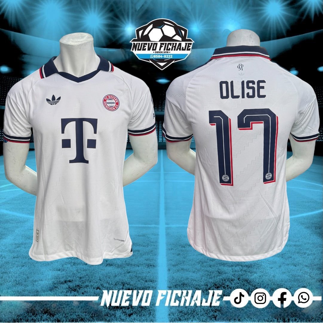 Photoroom_20260825_61139 p. m Olise Adulto Bayern Munich visita 26/27 Player - Imagen 1
