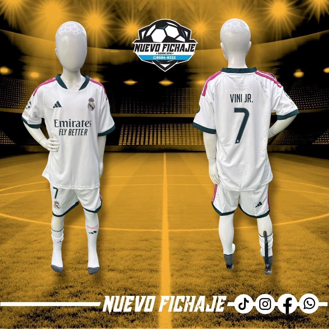 Vinicius Jr niño Real Madrid local 26/27 - Imagen 1