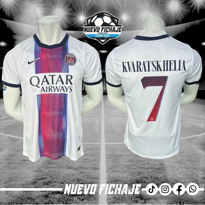 Photoroom_20260902_11601 p. m Kvaratskhelia Adulto PSG Visita 26/27 Fan - Imagen 1