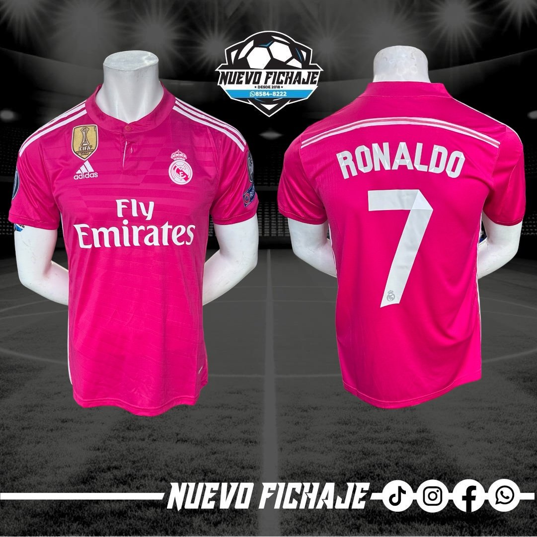 CR7RetroRM Cristiano Ronaldo adulto Real Madrid 14/15 Visita - Imagen 1